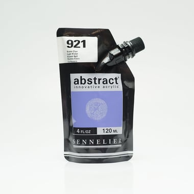 Tube 120 ml de peinture acrylique Sennelier - Abstract - Violet Clair n°921 - Fine - Opaque