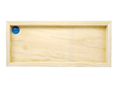 Plateau bois rectangulaire 57x25 cm - Créalia