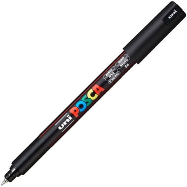 Marqueur Posca - Pointe calibrée extra-fine - Noir - PC1MR