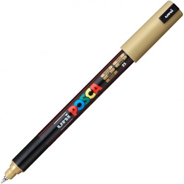 Marqueur Posca - Pointe calibrée extra-fine - Or - PC1MR