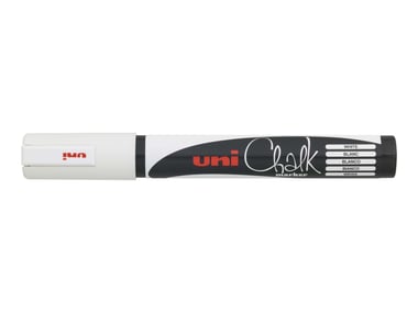 Marqueur craie pointe moyenne - Uni-Ball - Blanc - Chalk Marker