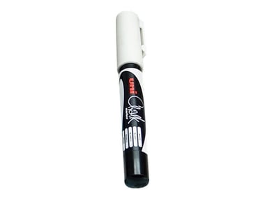 Marqueur craie pointe fine - Uni-Ball - Blanc - Chalk Marker