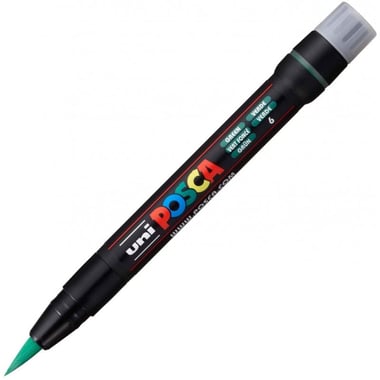 Marqueur Posca - Pointe pinceau - Vert - PCF350