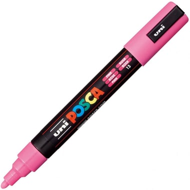 Marqueur Posca - Pointe conique moyenne - Rose - PC5M
