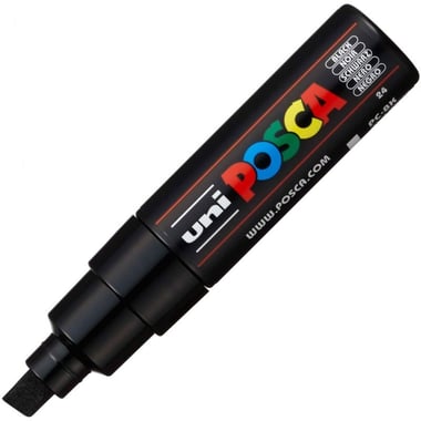 Marqueur Posca - Pointe large - Noir - PC8K