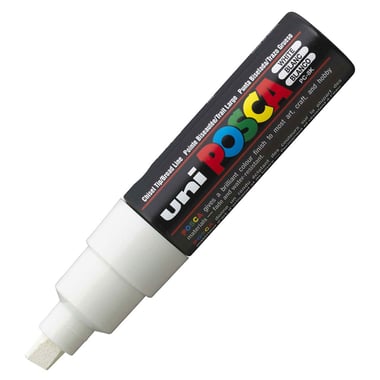 Marqueur Posca - Pointe large - Blanc - PC8K