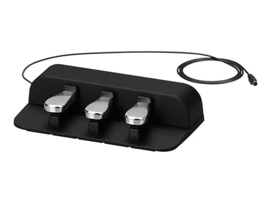 Pédale De Sustain Triple Pour Piano/clavier Numérique - Compatible Universelle, Métal, Plug & Play