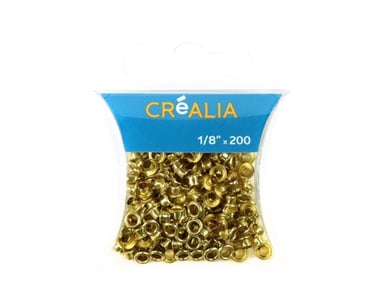 200 œillets - or - Créalia