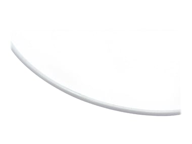Anneau en métal blanc Créalia - 20cm
