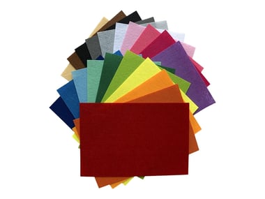 Set 20 feuilles feutrines multicolores - Créalia