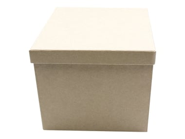 Boîte en carton carrée 15,5x15,5x14cm - Créalia