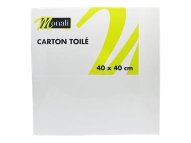 Carton toilé 40 x 40 cm - Monali