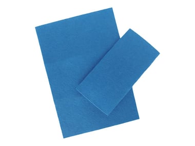 Set 2 feuilles feutrines bleues marine - Créalia