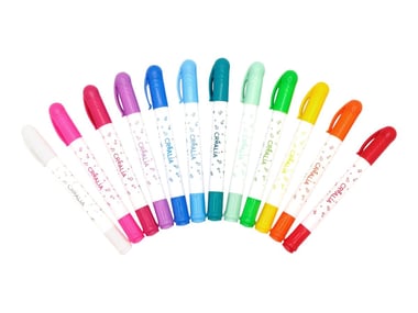 12 Crayons cire aquarellables - Créalia