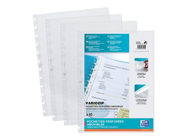 Lot De 10 Chemises Cartonnées En Papier Kraft A4 - Format 31 X 22 Cm Avec Pochettes Et Rabat, Idéal Pour Bureau Et école - 11
