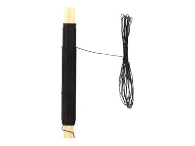 Bobine de fil fer noir Créalia - 20m Ø0.5 mm