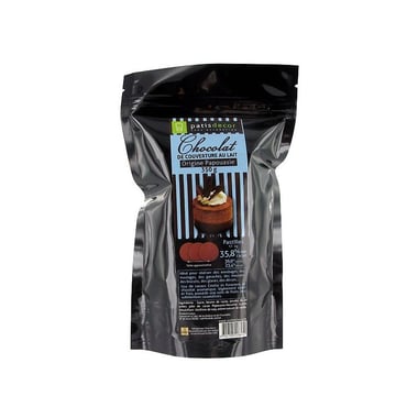 Chocolat au Lait origine Papouasie - 250 g - Patisdécor