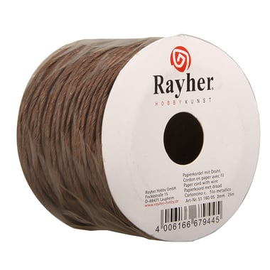 Cordon papier renforcé -  brun