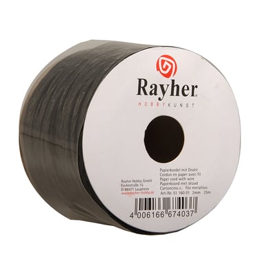 Cordon papier renforcé - noir