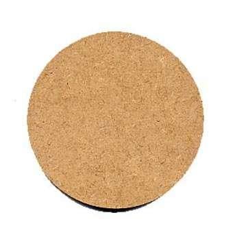 Dessous de verre rond - bois médium - 10 cm