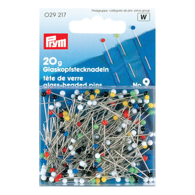 Epingles tête de verre n°9