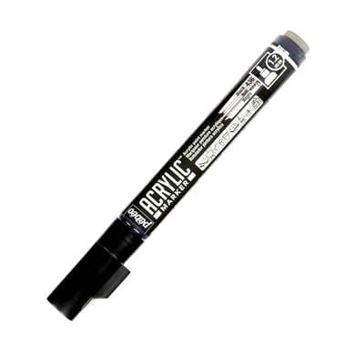 Marqueur peinture 1,2 mm - Pébéo - Noir - Acrylic Marker
