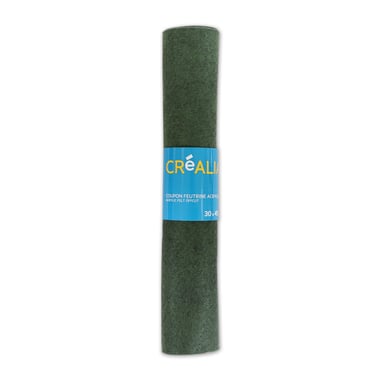 Feutrine acrylique de 1,5mm d'épaisseur - 30x45cm - vert