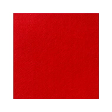 Feuille de feutrine polyester épaisseur 2 mm Créalia - Rouge