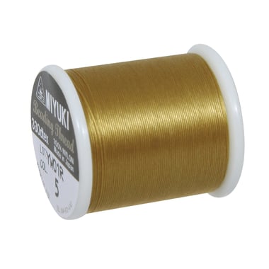 Fil à tisser doré - 50 m - 0,27 mm