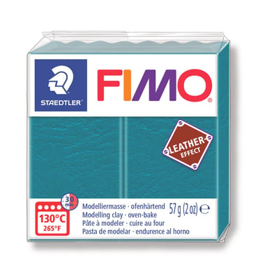 Fimo Effect Leather - Turquoise 8010-369 - 57 g