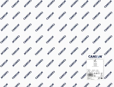 Feuille XL Mix Media 50x65 300gr - Grain Fin Blanc