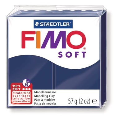 Fimo Soft - Bleu foncé 8020-T35 - 57 g