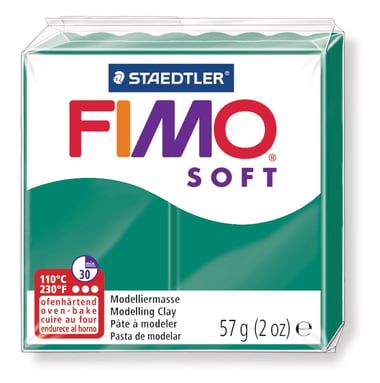 Fimo Soft - Vert émeraude 8020-T53 - 57 g