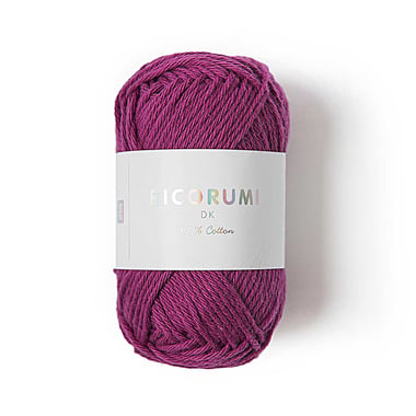 Pelote de fil à crocheter 100% coton - Rico Design - Ricorumi - Baie 015
