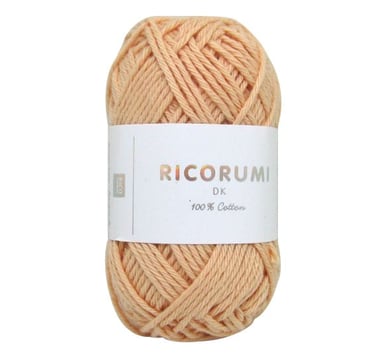 Pelote de fil à crocheter 100% coton - Rico Design - Ricorumi - Nude 023