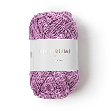 Pelote de fil à crocheter 100% coton - Rico Design - Ricorumi - Orchidée 016