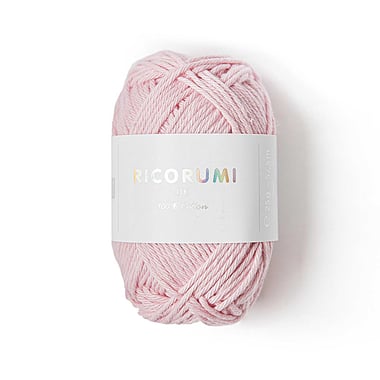 Pelote de fil à crocheter 100% coton - Rico Design - Ricorumi - Rose 011