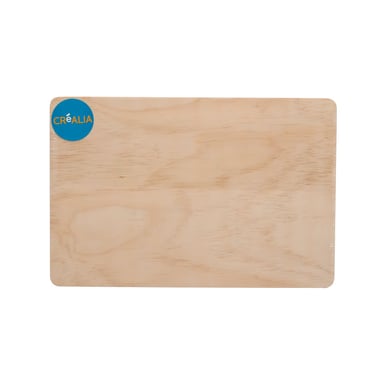 Lot de 3 Plaques rectangulaires en bois - Créalia