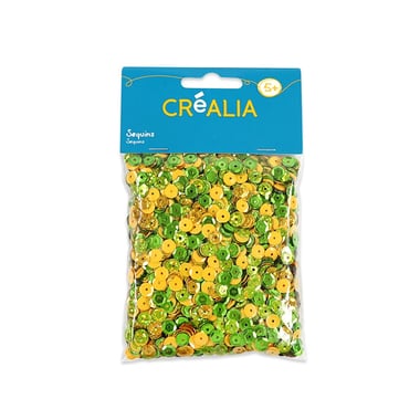 Assortiment de sequins verts - Créalia - 50 g