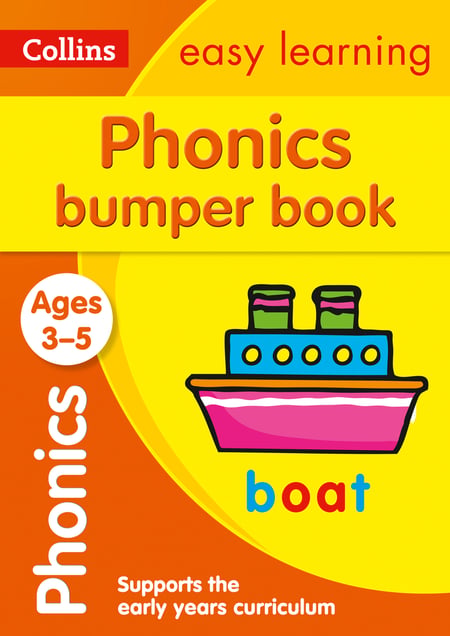 Phonics Bumper Book Ages 3-5 - Prepare for Preschool with easy home learning