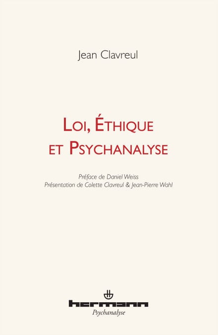 Loi, éthique et psychanalyse