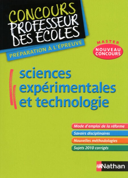 Sciences expérimentales et technologie - Ouvrage numérique pdf