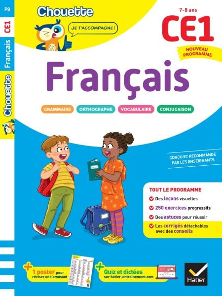 Français CE1 - Cahier de soutien nouveau programme - Leçons et exercices corrigés
