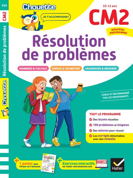 Résolution de problèmes CM2 - Cahier de soutien nouveau programme - Leçons et exercices corrigés