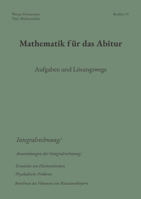 Mathematik für das Abitur - Booklet 19
