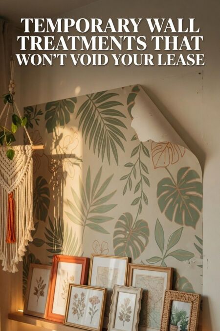Temporary Wall Treatments That Won't Void Your Lease