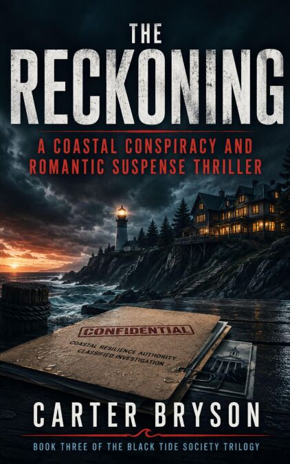 The Reckoning: A Coastal Conspiracy and Romantic Suspense Thriller - Black Tide Society Trilogy, #3