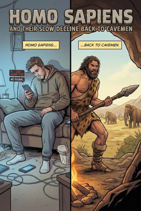 Homo Sapiens and Their Slow Decline Back to Cavemen