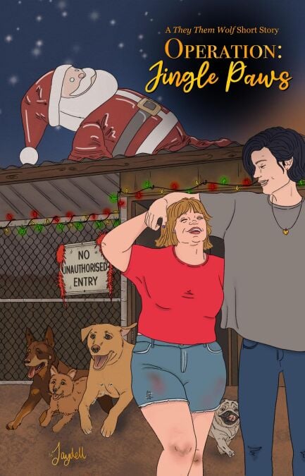 A They Them Wolf Short Story - Operation: Jingle Paws - They Them Wolf, #1.5