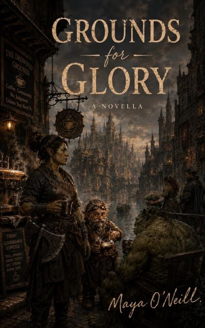 GROUNDS FOR GLORY - A Cozy Fantasy Mystery of Coffee, Secrets, and the Courage to Stay